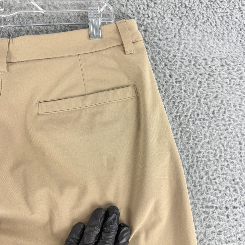 Lululemon Commission Shorts Mens 32 Tan Khaki Golf Chino Casual 10 Inch Inseam - Picture 8 of 12